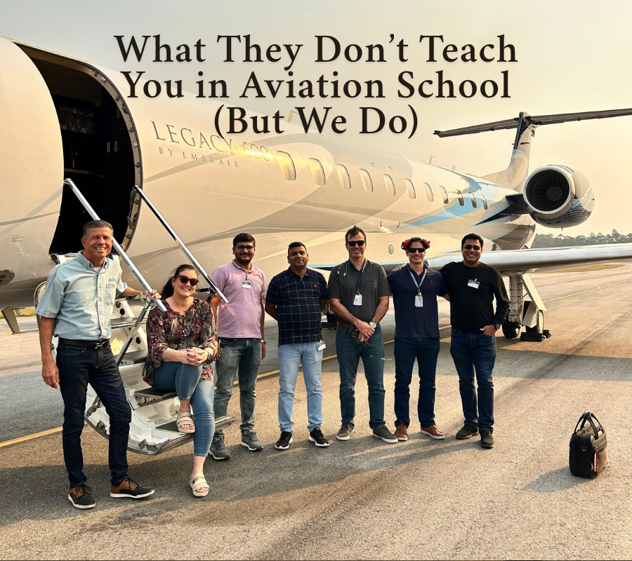 What They Don’t Teach You in Aviation School (But We Do)